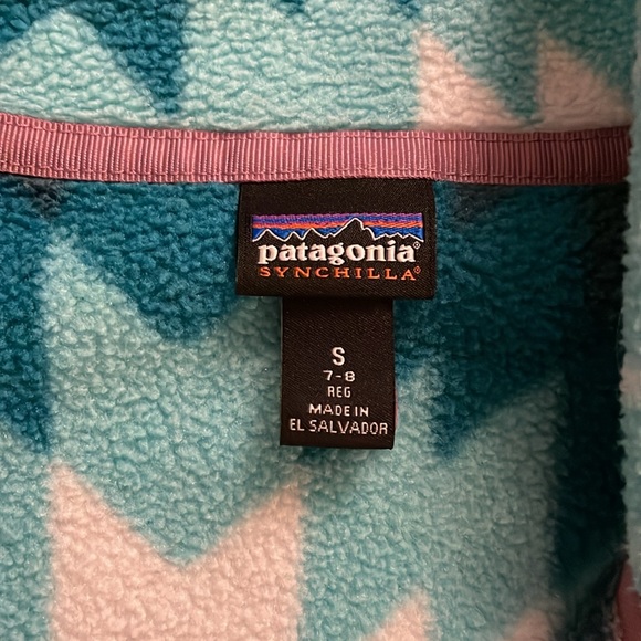 Patagonia kids fleece age 7-8 - Picture 2 of 4
